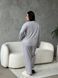 Тепла сіра піжамка з мікрофлісу PLUS SIZE DO4308/2-2XL фото 10