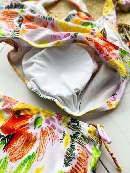 Роздільний яскравий купальник PLUS SIZE знімними чашками та високими плавками (SW1406) SW1406-XL фото