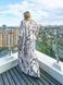 Розкішна максі сукня- туніка біла PLUS SIZE для відпочинку SW645-універсальний фото 7