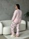 Тепла рожева піжама в розмірі PLUS SIZE DO3400/2-4XL фото 6