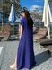 Легка максі сукня-кафтан синя PLUS SIZE для відпочинку SW656-універсальний фото 6