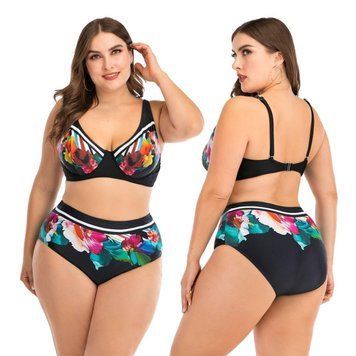 Розкішний роздільний купальник PLUS SIZE SW1266-L фото